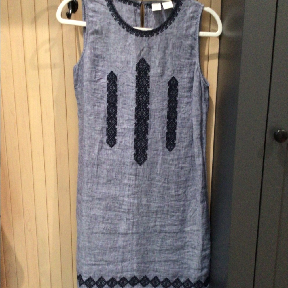Artisan NY 100% Linen Sheath Dress, NWOT, Size 2